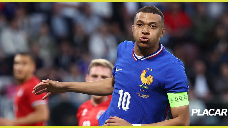 Mbappé brilha como garçom e artilheiro, e França vence amistoso pré-Euro