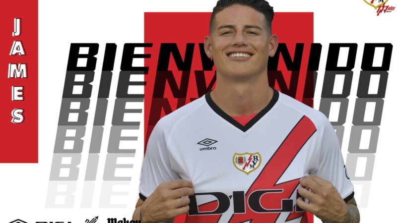 James Rodríguez é escanteado no Rayo Vallecano