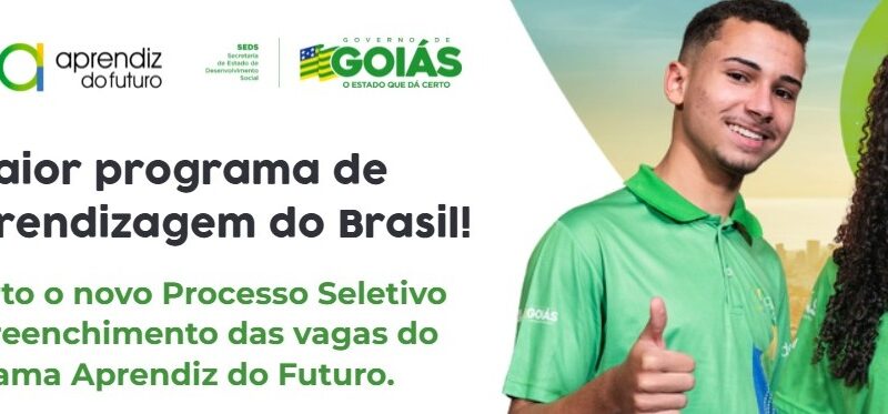 ESTÁ ABERTO PROCESSO SELETIVO PARA O PROGRAMA APRENDIZ DO FUTURO