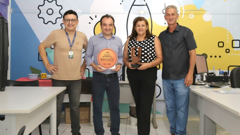 VALPARAÍSO É CONTEMPLADA COM O PRÊMIO SELO DE REFERÊNCIA SEBRAE GOIÁS 2024