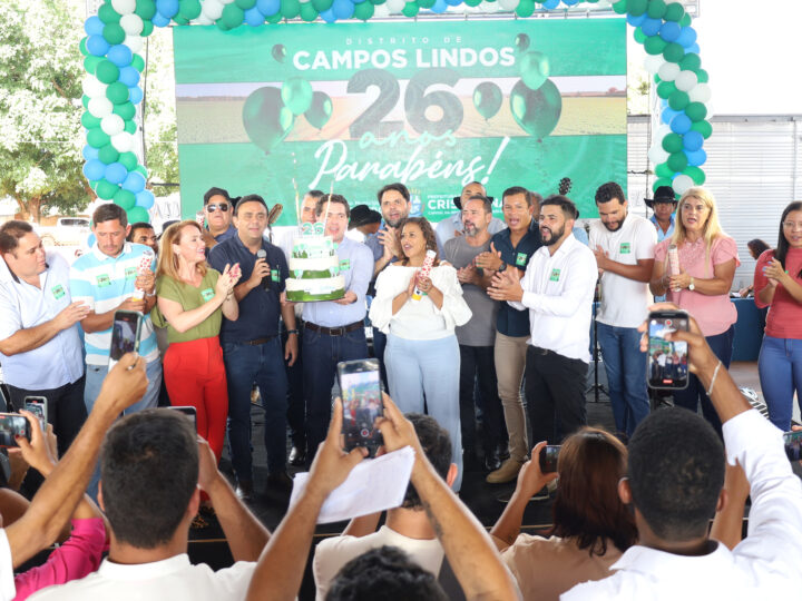 CAMPOS LINDOS CELEBRA 26 ANOS COM FESTA HISTÓRICA E GRANDE PARTICIPAÇÃO POPULAR