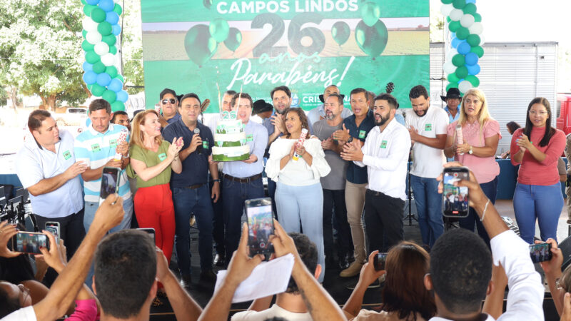 CAMPOS LINDOS CELEBRA 26 ANOS COM FESTA HISTÓRICA E GRANDE PARTICIPAÇÃO POPULAR