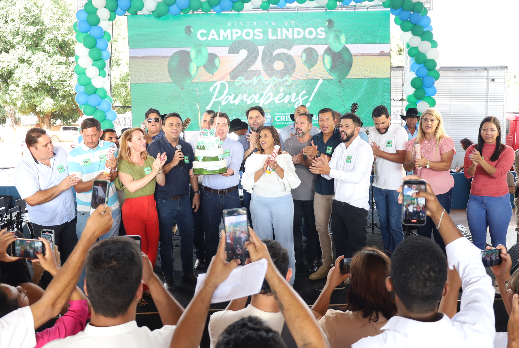 CAMPOS LINDOS CELEBRA 26 ANOS COM FESTA HISTÓRICA E GRANDE PARTICIPAÇÃO POPULAR