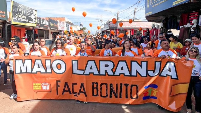 GOVERNO MUNICIPAL SE UNE PELA PROTEÇÃO DA INFÂNCIA NA CAMPANHA “MAIO LARANJA”