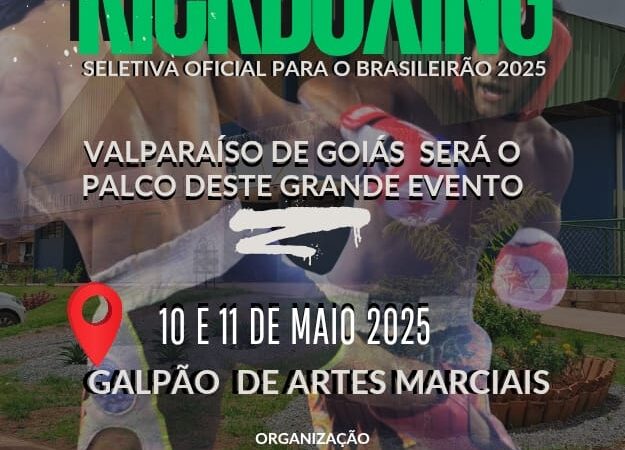 CAMPEONATO GOIANO DE KICKBOXING RETORNA A VALPARAÍSO DE GOIÁS EM MAIO