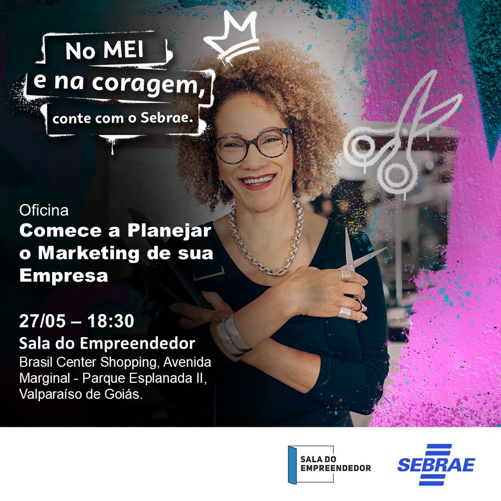 OFICINA PRESENCIAL ABORDARÁ FUNDAMENTOS DO MARKETING PARA EMPREENDEDORES