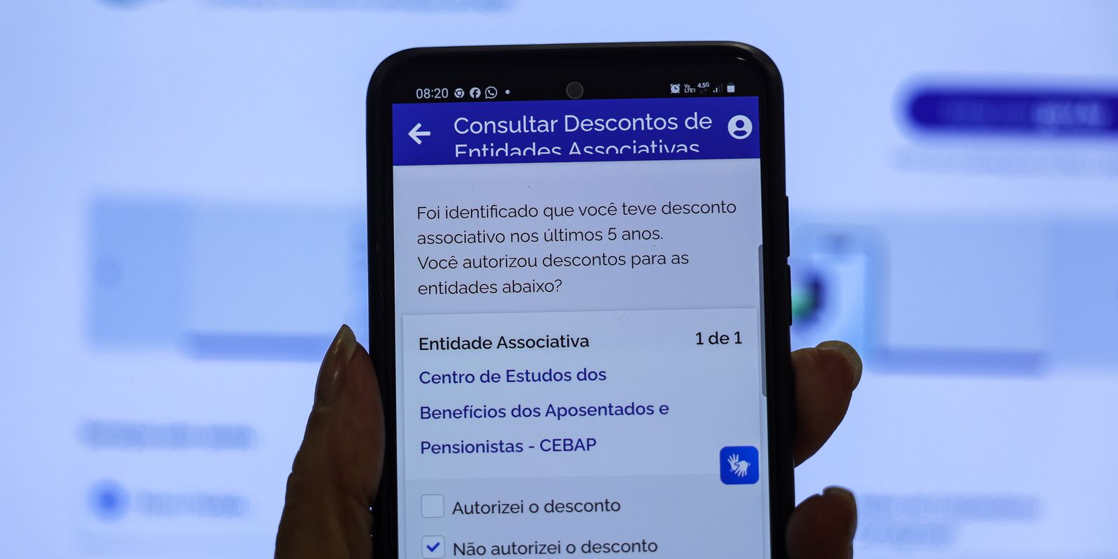 INSS vai liberar empréstimos a beneficiários por biometria