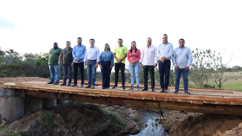 Prefeitura de Cristalina entrega mais uma ponte na zona rural, beneficiando produtores e moradores do setor de chácaras