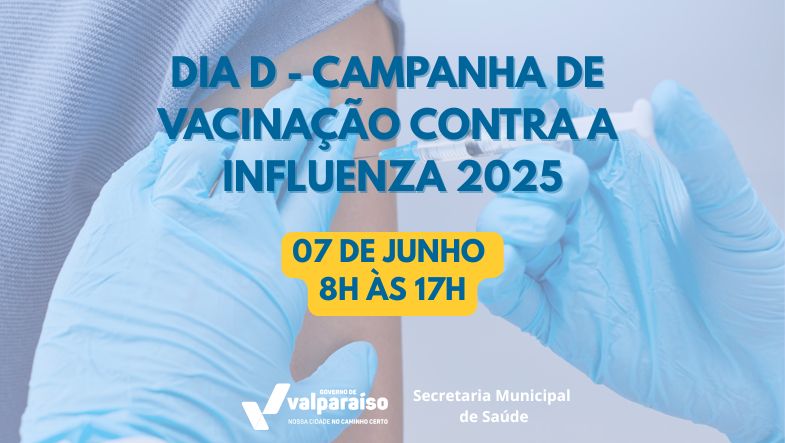 SECRETARIA DE SAÚDE PROMOVE MAIS UM DIA “D” DE VACINAÇÃO CONTRA A INFLUENZA