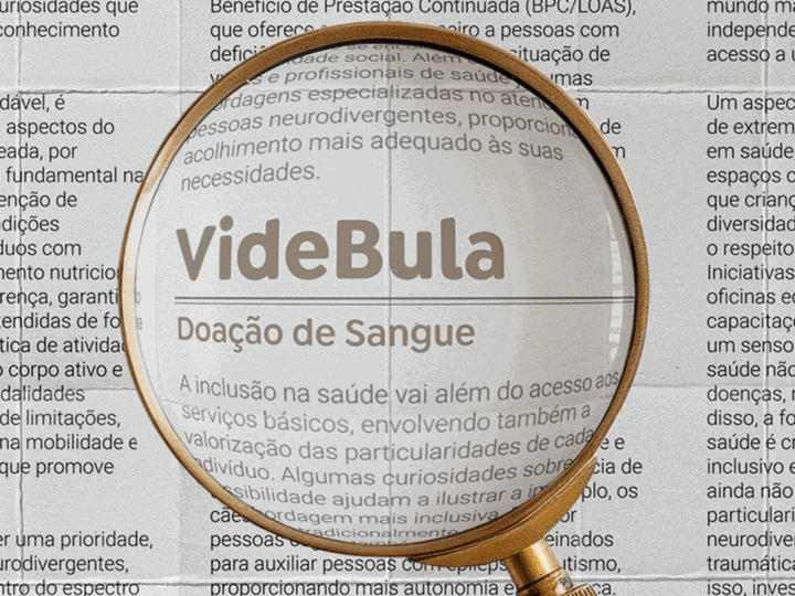 VideBula fala da doação de sangue por PcDs e raros
