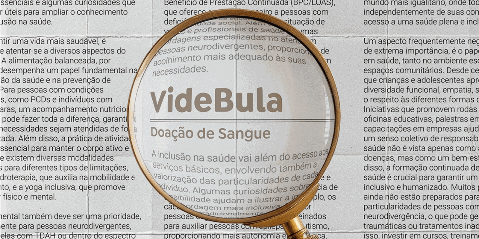 VideBula fala da doação de sangue por PcDs e raros